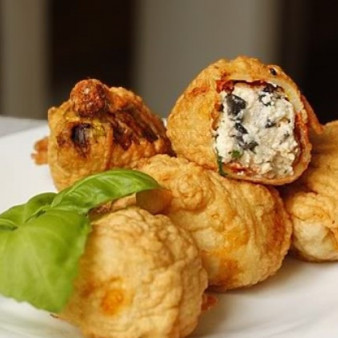 Цветы кабачков в кляре