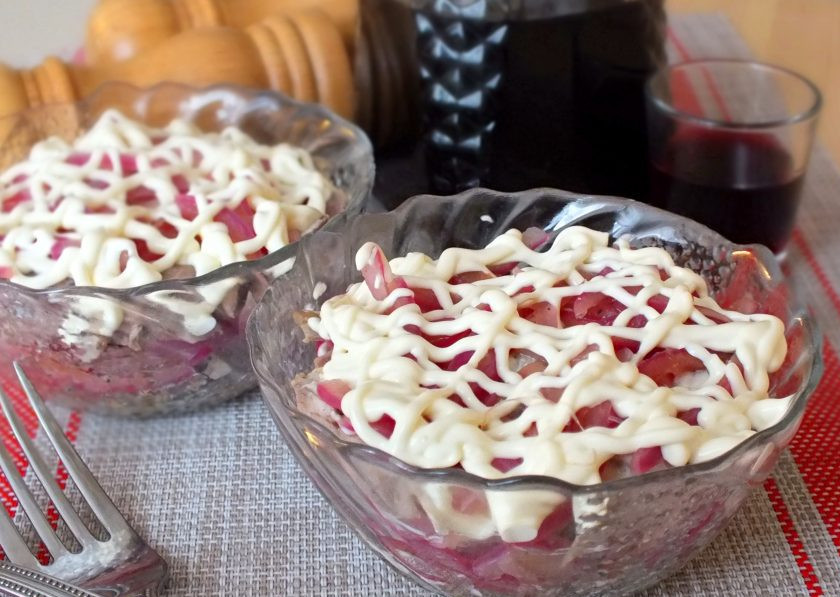 1. Этап. Салат Мужские слезы с говядиной: Салат готов. Приятного аппетита!