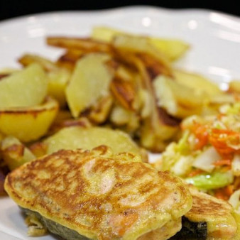 Горбуша кусочками