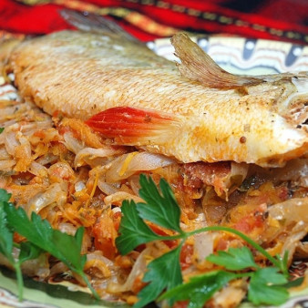 Окунь речной в духовке