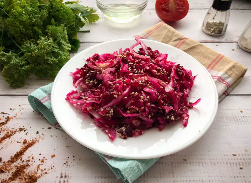 1. Этап. Салат Осенняя сказка: Салат 