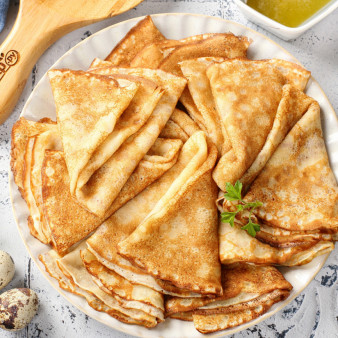 Блины из перепелиных яиц