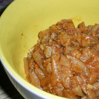 Фасоль с мясом и овощами