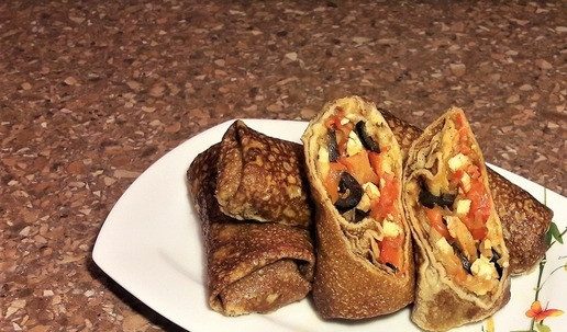 1. Этап. Острая начинка для мексиканских блинов: Готово! Любителям остренького - можно подавать блинчики с острым мексиканским соусом 