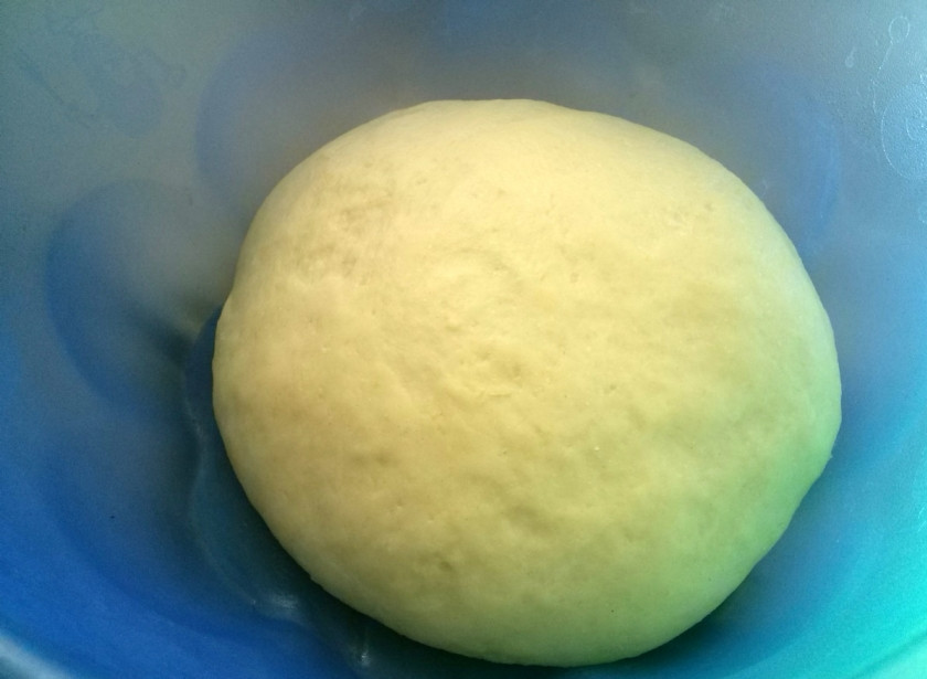 1. Этап. Рулет с маком: 7. Тесто увеличилось вдвое.