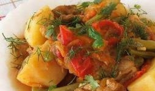 1. Этап. Картофель с говядиной: Картофель с говядиной готов!