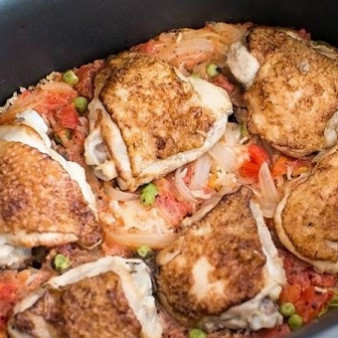 Рис с курицей