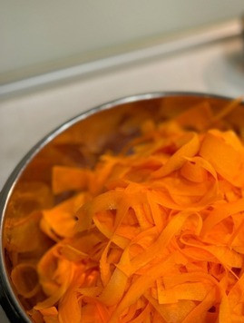 1. Этап. Салат Морковное настроение: Получается вот так