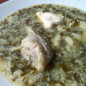 Щавелевый суп с яйцом и курицей