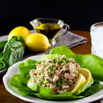 Быстрый салат с тунцом