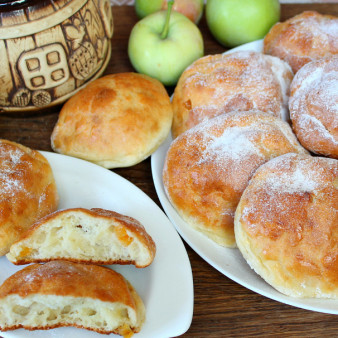 Диетические творожные булочки в духовке