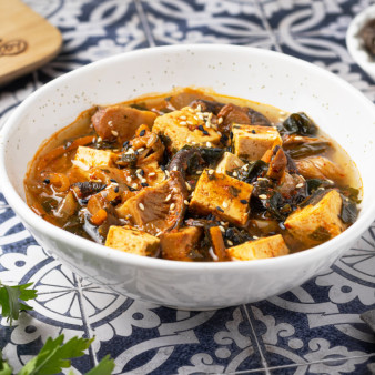 Морская капуста сушеная с кимчи