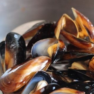 Мидии в створках