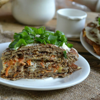 Печеночный торт