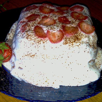 Пирог-минутка в микроволновке