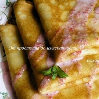 Блинчики на кокосовых сливках