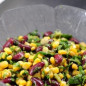 Салат с фасолью и кукурузой