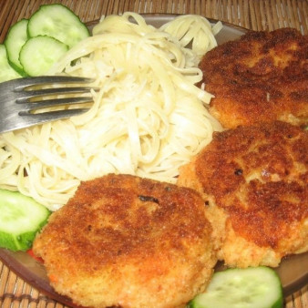 Картофельно-морковные котлеты