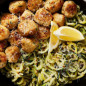 Garlic Butter Meatballs & Zoodles
