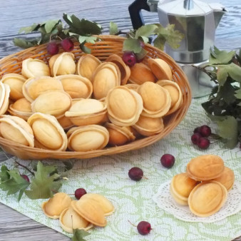 Орешки с заварным кремом