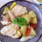 Курица с картошкой и овощами в духовке