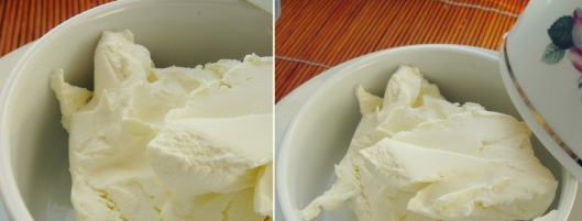 1. Этап. Cыр Альметте в домашних условиях: Сыворотка стечет и в марле останется крем-чиз. Готовый сыр получается нежным и очень вкусным. По желанию, можно добавить в него сахар и изюм, тогда получится сладкий творожок. А если добавить чуть соли и зелень - выйдет прекрасная намазка на бутерброд. Приятного аппетита!