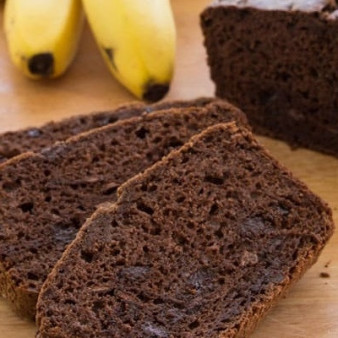 Шоколадно-банановый кекс