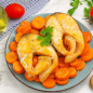 Семга с морковью