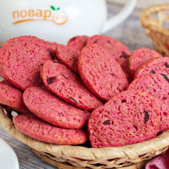 Свекольное печенье