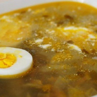 Щавелевый суп в мультиварке