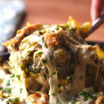 Salsa Verde Chicken Pasta