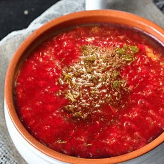 Суп (борщ) с мясом