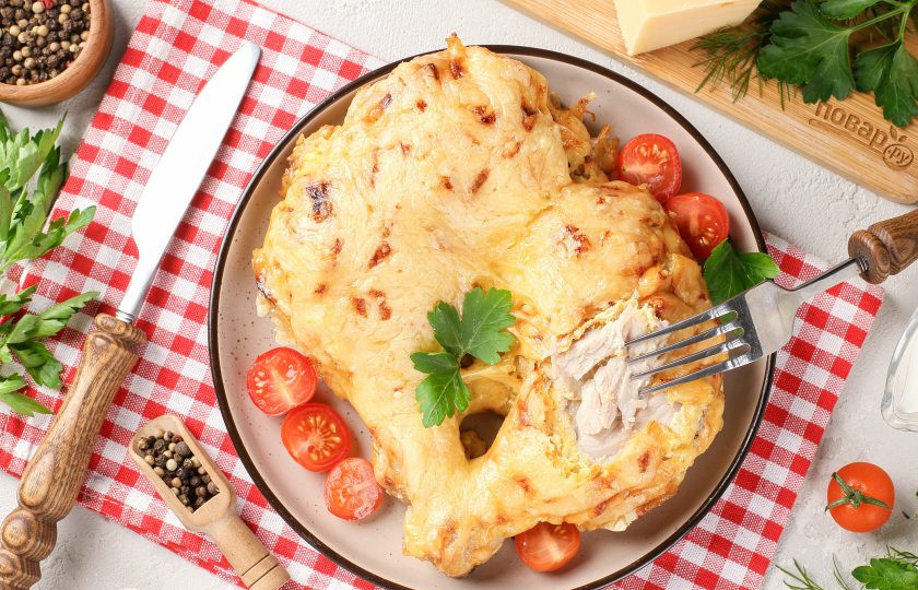 1. Этап. Куриные ножки со сметаной и сыром: Приятного аппетита!