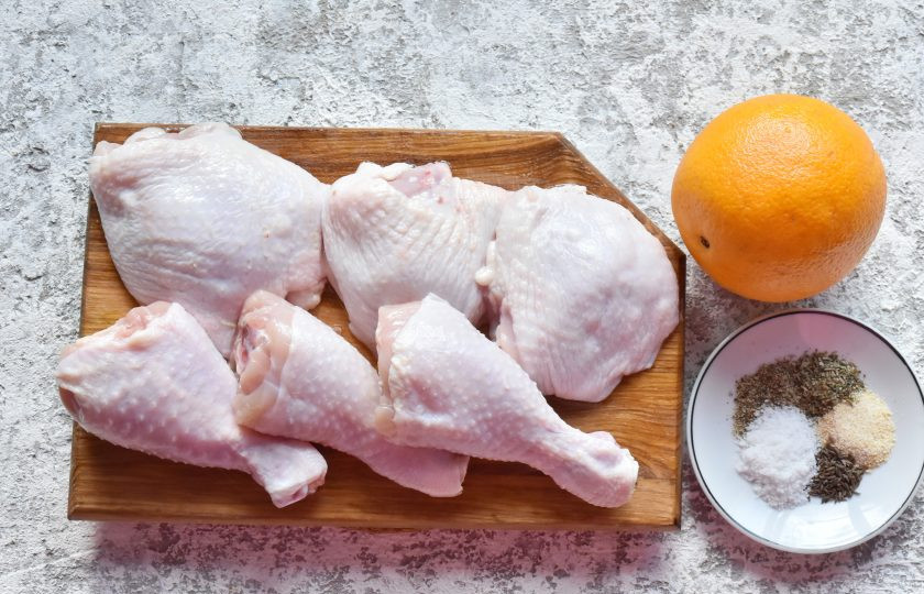 1. Этап. Курица по-кубински: Для приготовления 