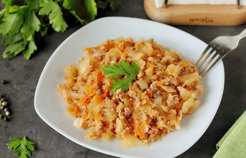 1. Этап. Тушеная капуста по маминому рецепту: Приятного аппетита!