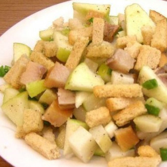 Салат из копченой селедки