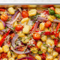 Sheet Pan Gnocchi with Zucchini, Tomatoes, and Bell Peppers