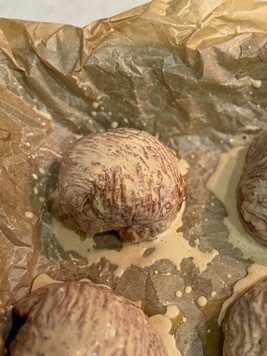 1. Этап. Мясные колобки с начинкой: 