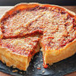 Chicago-Style Deep Dish Pizza with Italian Sausage