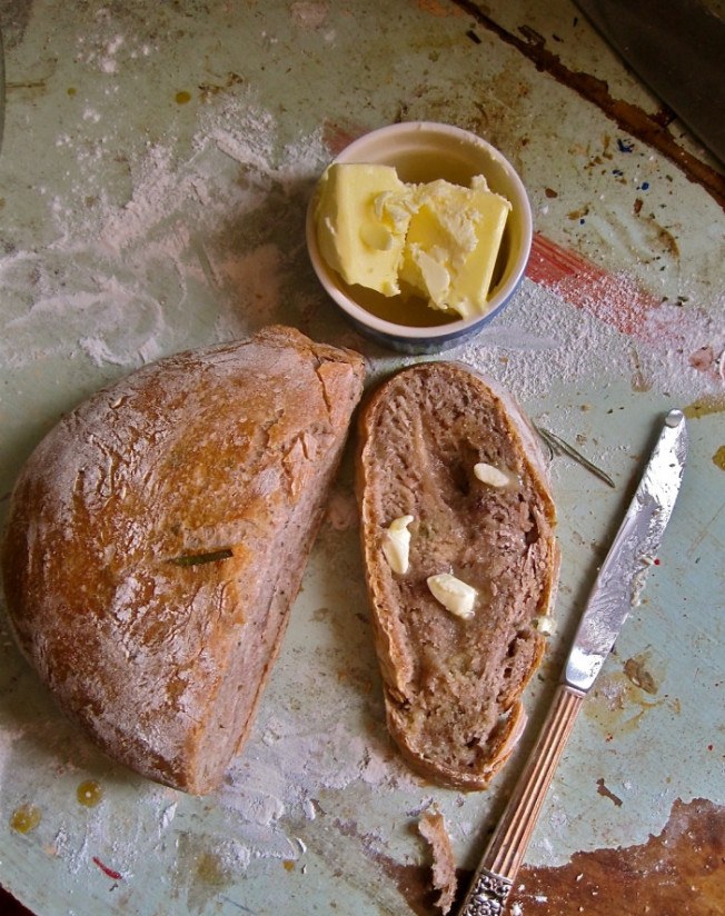 1. Этап. Хлеб с красным вином: Хлеб готов!