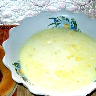 Молочный суп с пшеном