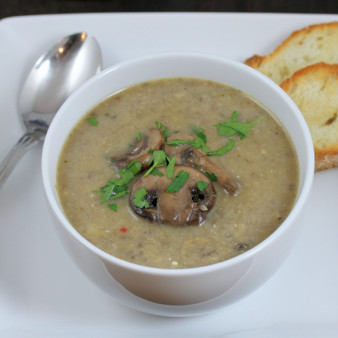 Диетический грибной крем-суп