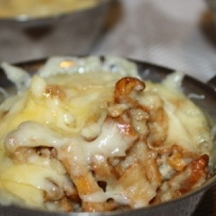 Жульен с лисичками