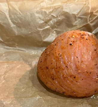 1. Этап. Мясные колобки с начинкой: Вид сбоку