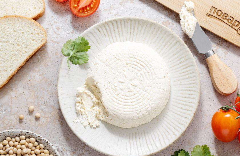 1. Этап. Соевый крем-чиз: Соевый крем-чиз готов, приятного вам аппетита!