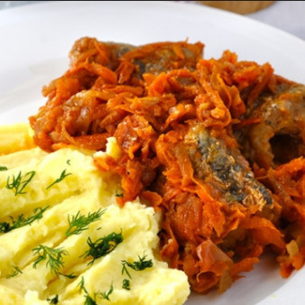 Тушеная рыба