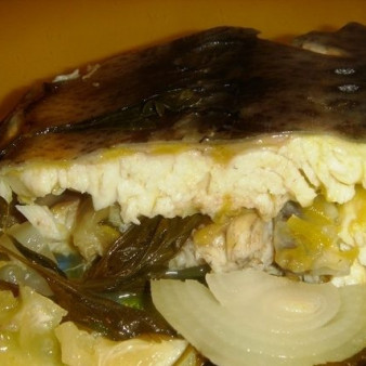 Стерлядь в духовке