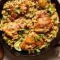 One-Pan Green Chile Chicken & Rice