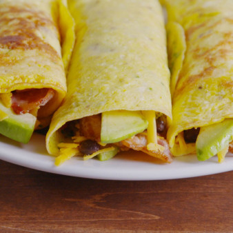 Low-Carb Breakfast Burritos