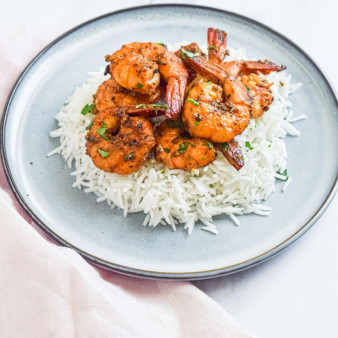 Peppery Garlic Shrimp